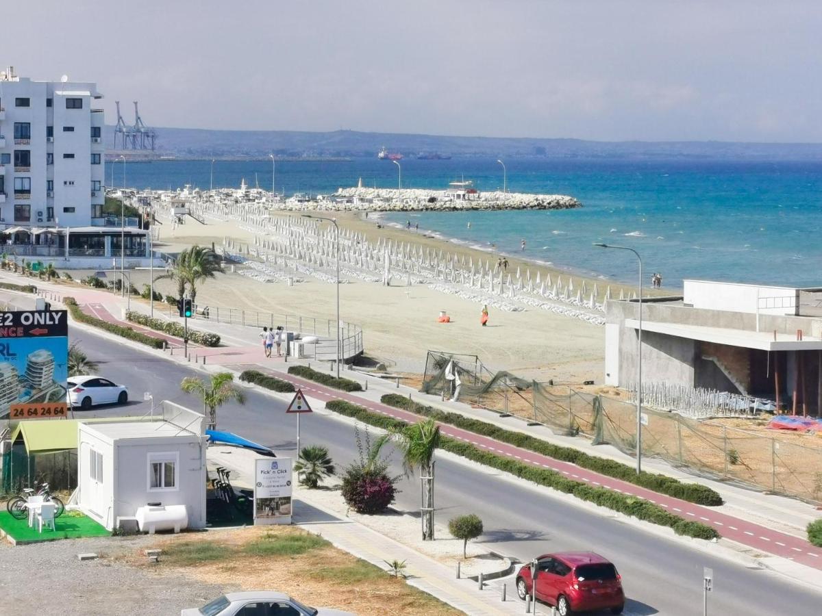 Sea-Esta Seaview Apartment, 200 Meters To The Beach Larnaka Exterior foto